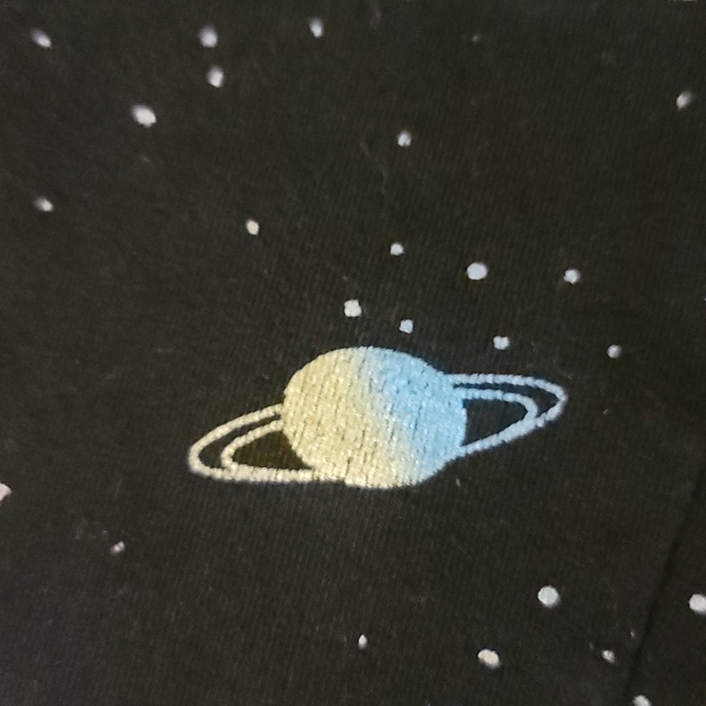 Wonder Nation Girl's Size 7-8 Leggings With Colorful Galaxy & Unicorns - Picture 3 of 6